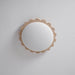 Travertine Scallop Edge Ceiling Light - Simprolos