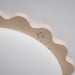 Travertine Scallop Edge Ceiling Light - Simprolos