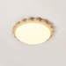 Travertine Scallop Edge Ceiling Light - Simprolos