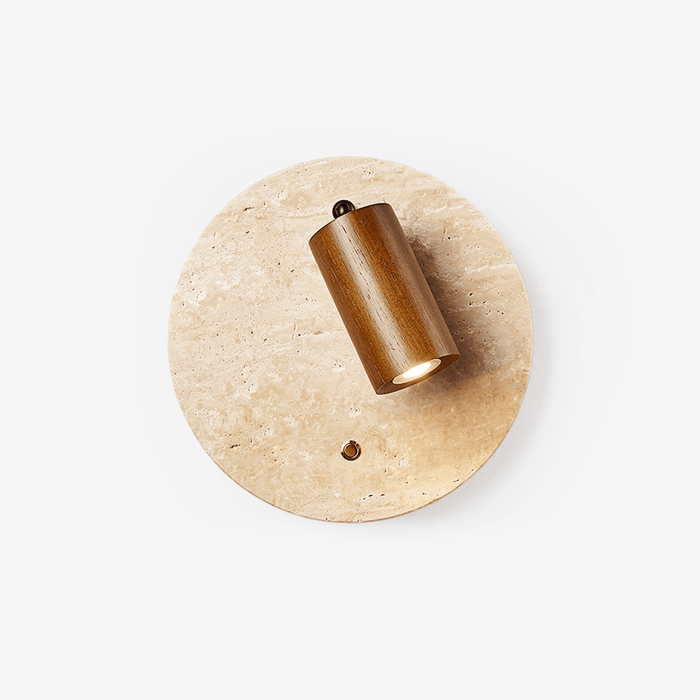 Travertine Spot Wall Sconce - Simprolos
