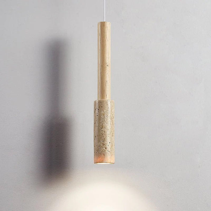 Travertine Stick Pendant Light - Simprolos