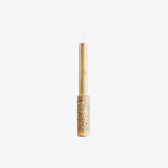 Travertine Stick Pendant Light - Simprolos