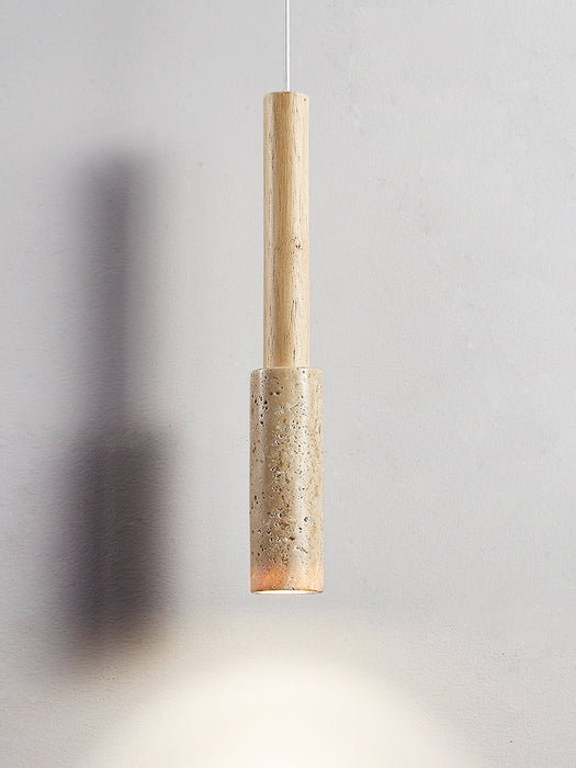 Travertine Stick Pendant Light - Simprolos