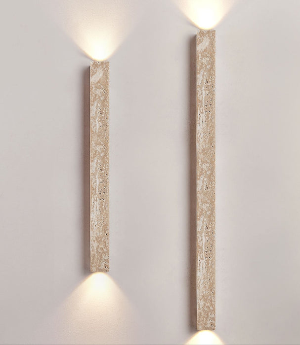 Travertine Stripe Wall Sconce - Simprolos
