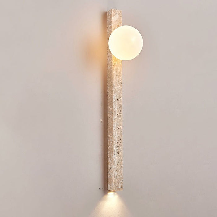 Travertine Stripe Wall Sconce - Simprolos