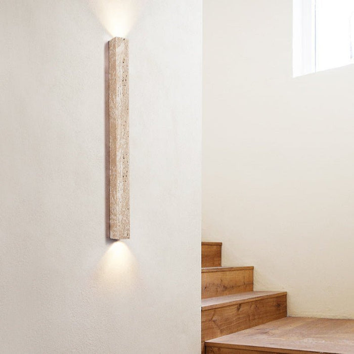 Travertine Stripe Wall Sconce - Simprolos