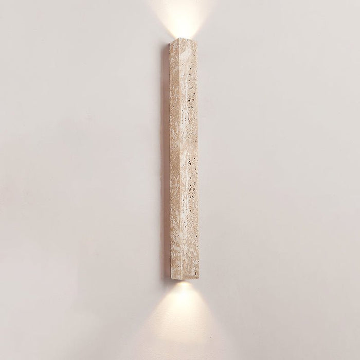 Travertine Stripe Wall Sconce - Simprolos