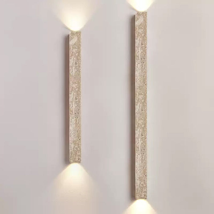 Travertine Stripe Wall Sconce - Simprolos