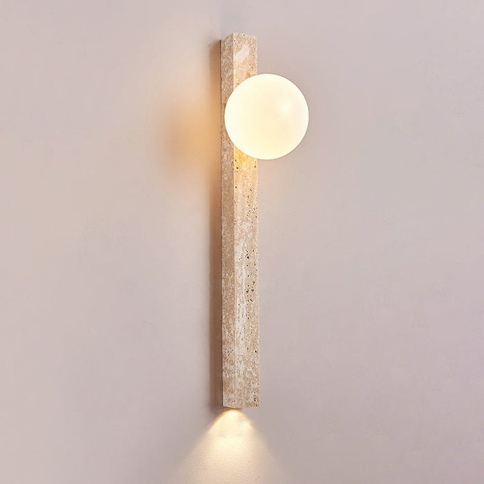 Travertine Stripe Wall Sconce - Simprolos