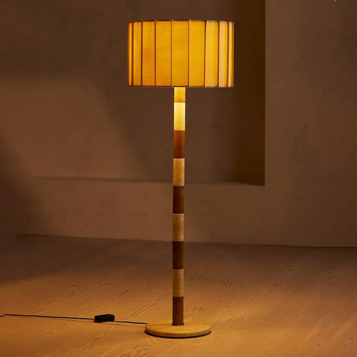 Travertine Striped Floor Lamp - Simprolos