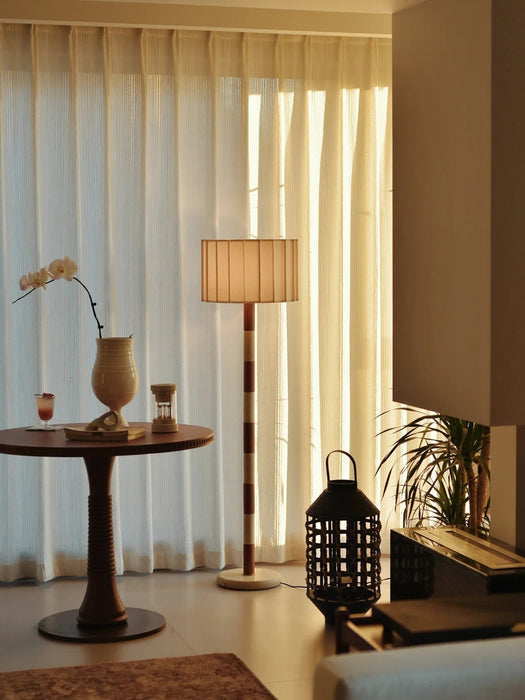 Travertine Striped Floor Lamp - Simprolos