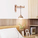 Travertine Swing Arm Wall Sconce - Simprolos