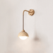 Travertine Swing Arm Wall Sconce - Simprolos