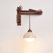 Travertine Swing Arm Wall Sconce - Simprolos