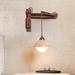 Travertine Swing Arm Wall Sconce - Simprolos