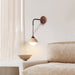 Travertine Swing Arm Wall Sconce - Simprolos