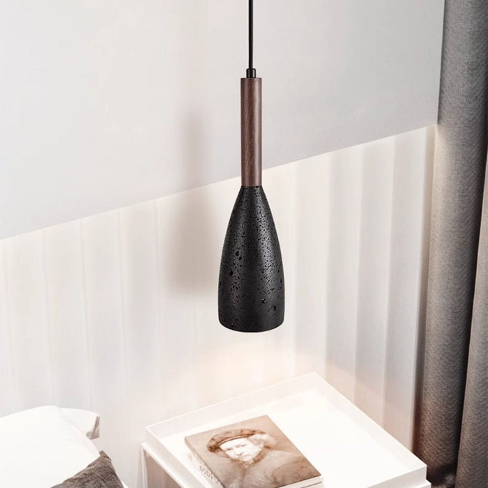Travertine Teardrop Pendant Light - Simprolos