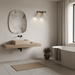 Travertine Triple Spotlight Wall Lamp - Simprolos