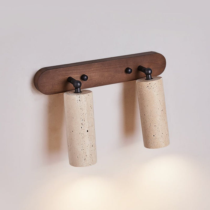 Travertine Triple Spotlight Wall Lamp - Simprolos