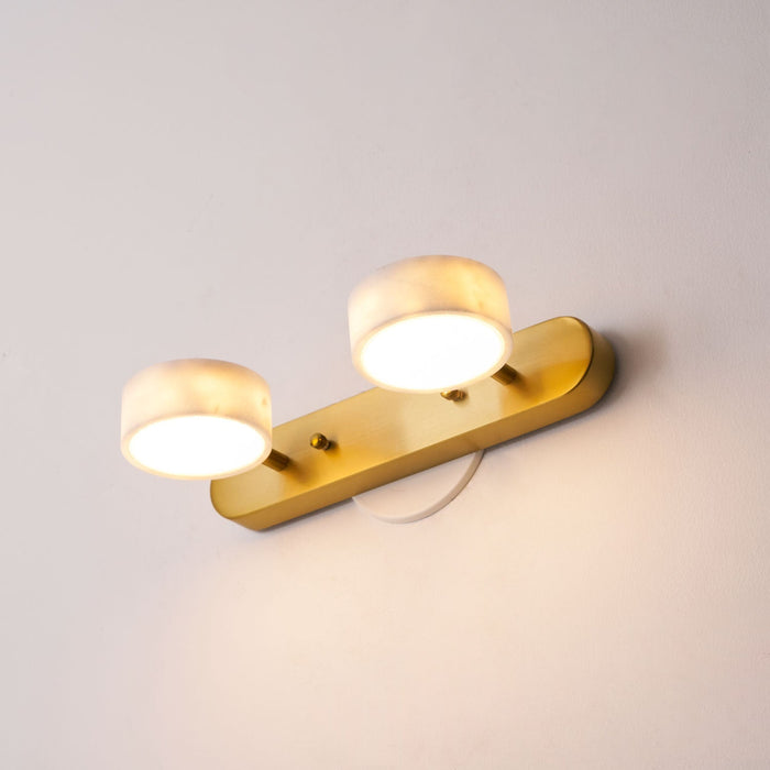 Travertine Wall Lamp for Modern Bathroom Lighting - Simprolos