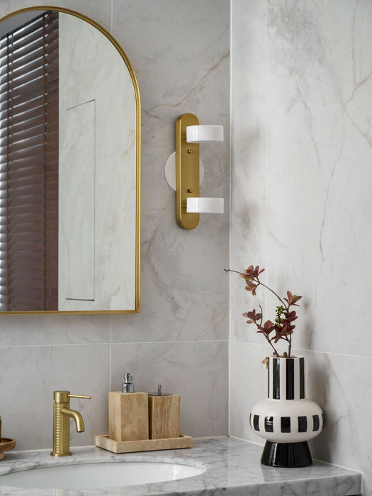 Travertine Wall Lamp for Modern Bathroom Lighting - Simprolos