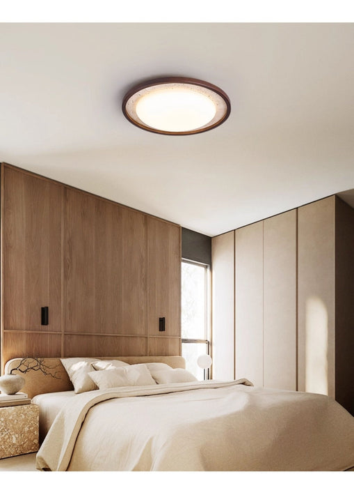 Travertine Wood Ceiling Light - Simprolos