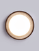 Travertine Wood Ceiling Light - Simprolos