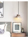 Travertine Wooden Bead Pendant Lamp - Simprolos