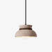 Travertine Wooden Bead Pendant Lamp - Simprolos