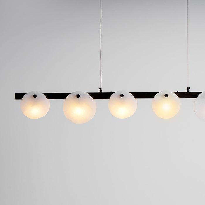 Trinidad Dining Room Alabaster Chandelier - Simprolos