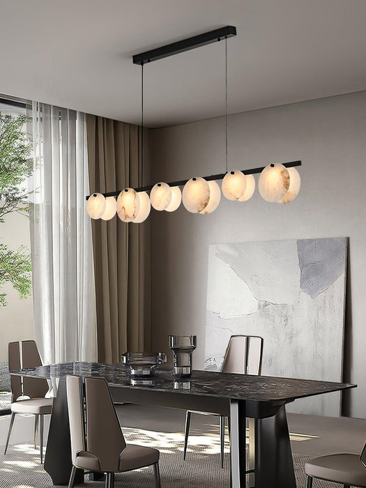 Trinidad Dining Room Alabaster Chandelier - Simprolos