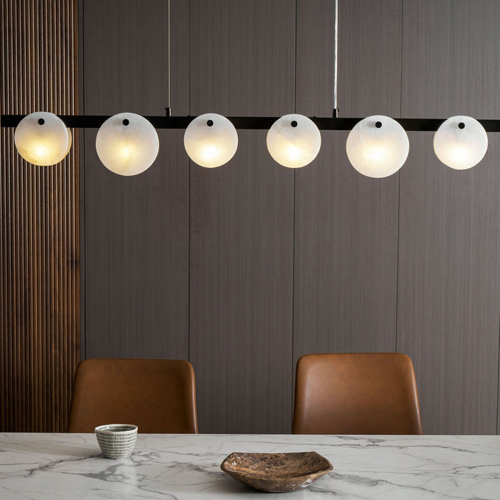 Trinidad Dining Room Alabaster Chandelier - Simprolos