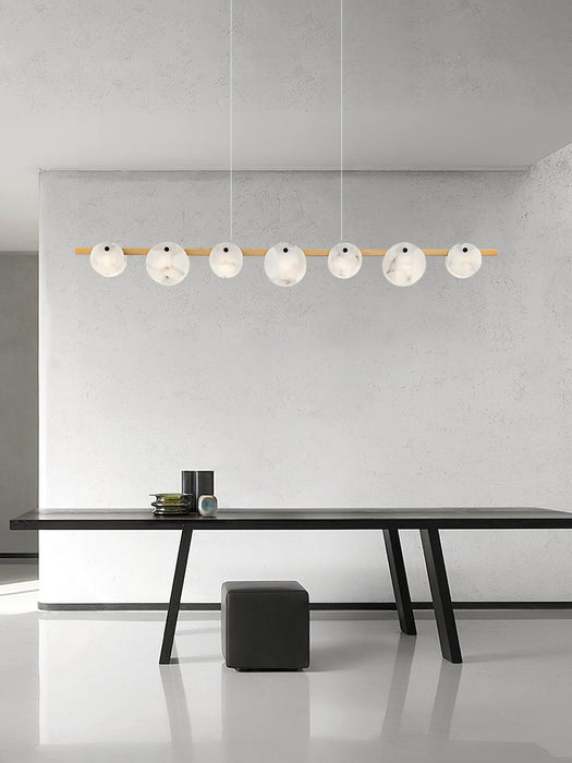 Trinidad Dining Room Alabaster Chandelier - Simprolos