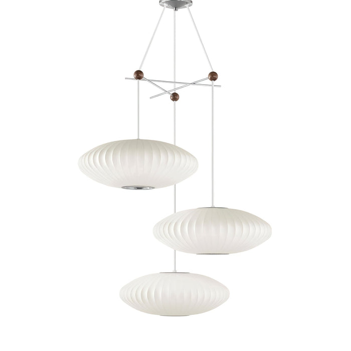 Triple Pear Bubble Pendant Lamp - Simprolos