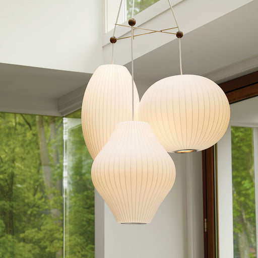 Triple Pear Bubble Pendant Lamp - Simprolos