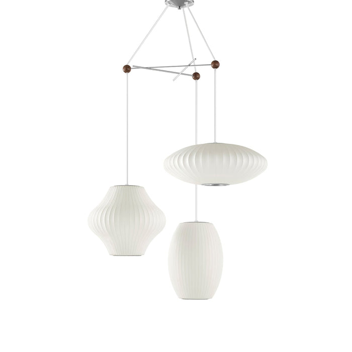 Triple Pear Bubble Pendant Lamp - Simprolos