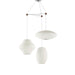 Triple Pear Bubble Pendant Lamp - Simprolos