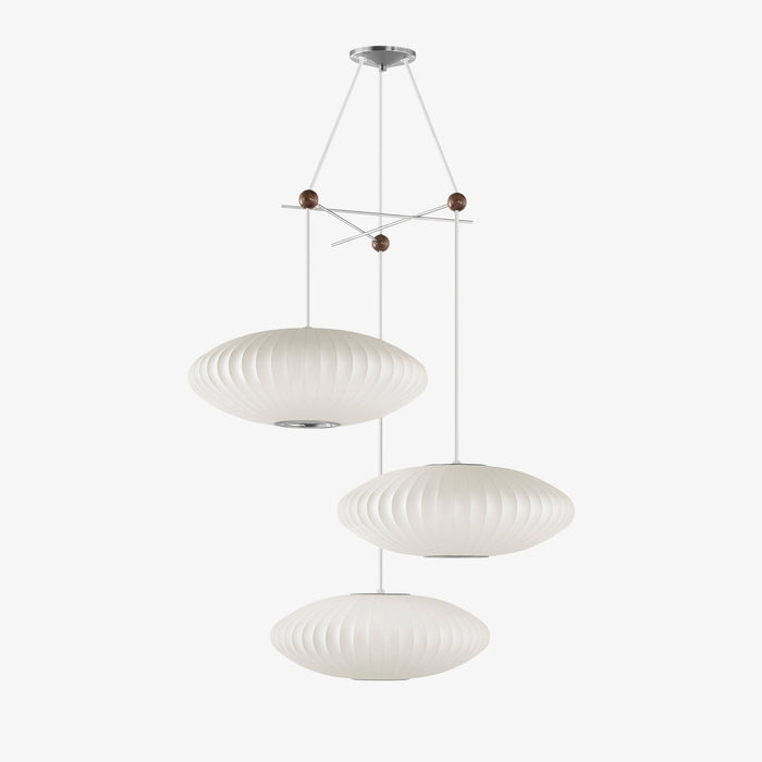 Triple Pear Bubble Pendant Lamp - Simprolos
