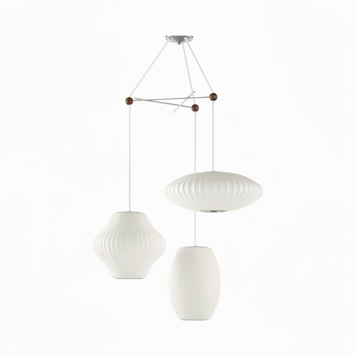 Triple Pear Bubble Pendant Lamp - Simprolos