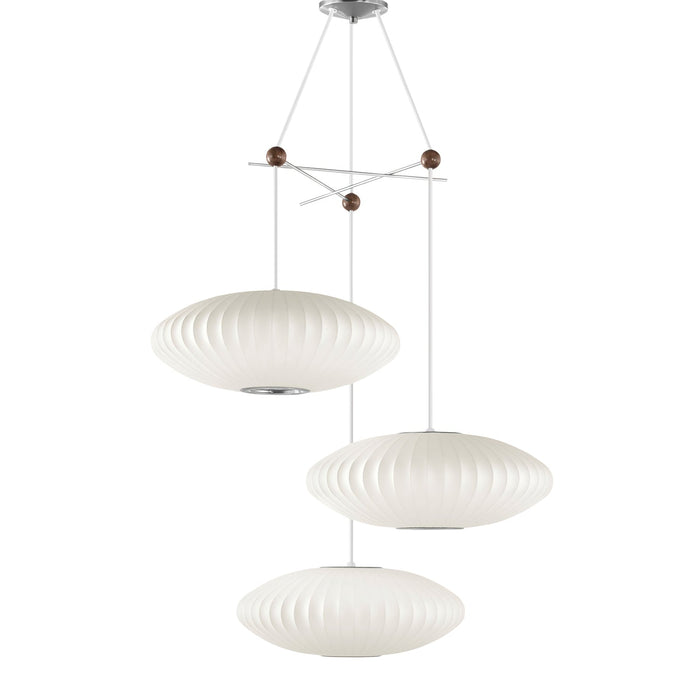 Triple Pear Bubble Pendant Lamp - Simprolos