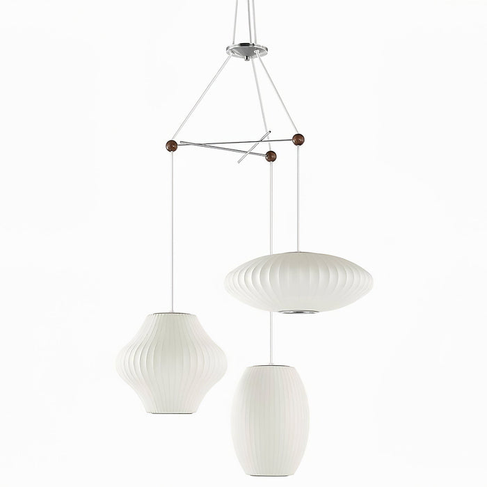 Triple Pear Bubble Pendant Lamp - Simprolos