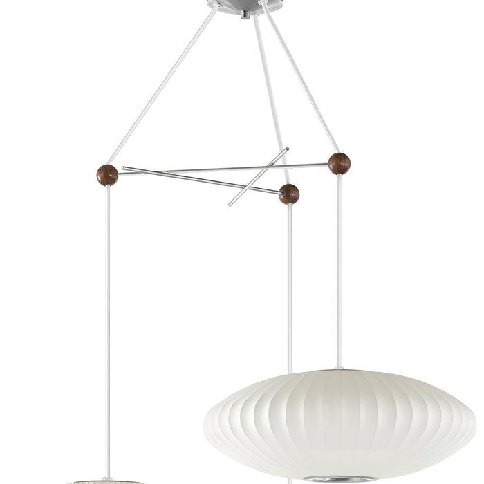 Triple Pear Bubble Pendant Lamp - Simprolos