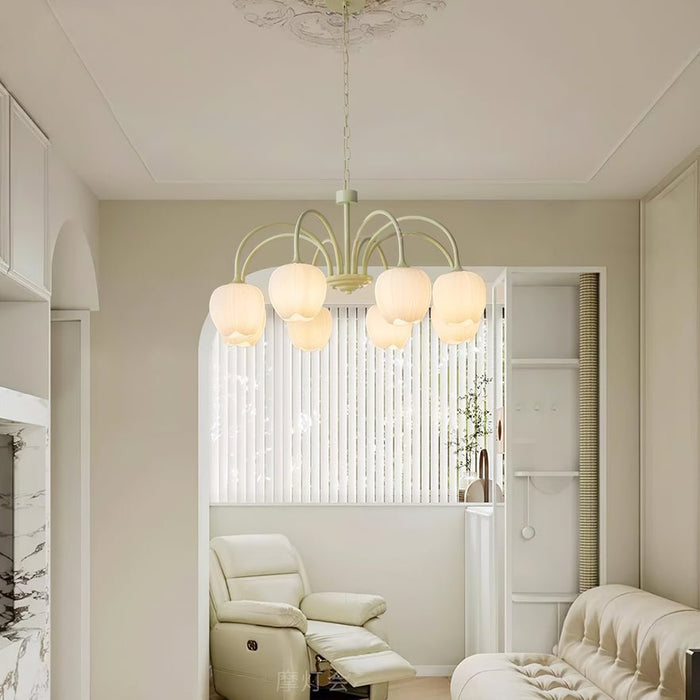 Tulip Matcha Chandelier - Simprolos