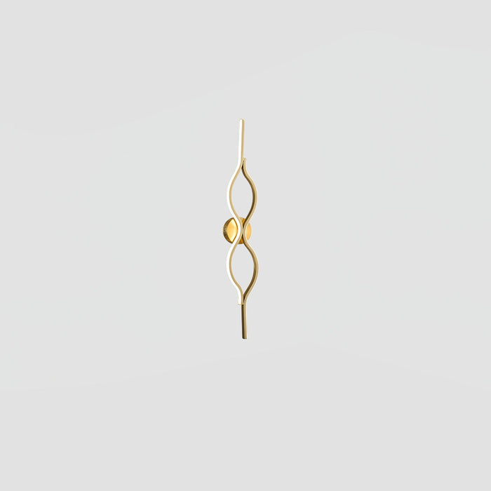Twist Brass Wall Light - Simprolos