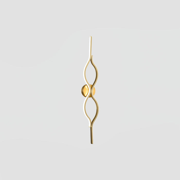 Twist Brass Wall Light - Simprolos