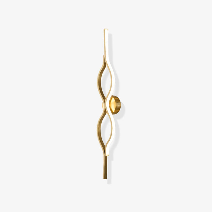Twist Brass Wall Light - Simprolos
