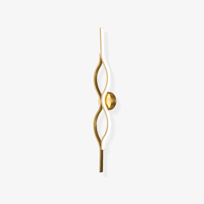 Twist Brass Wall Light - Simprolos