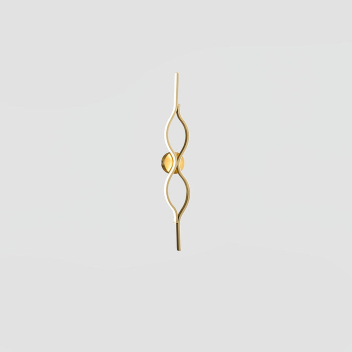 Twist Brass Wall Light - Simprolos