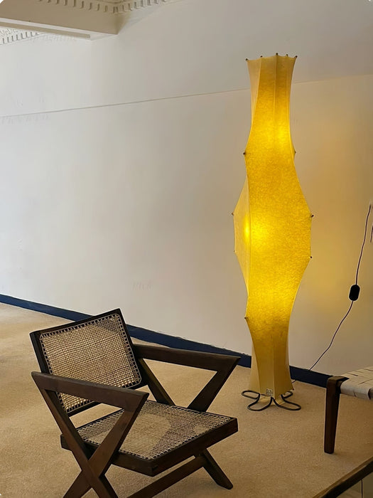 Twist Silk Floor Lamp - Simprolos