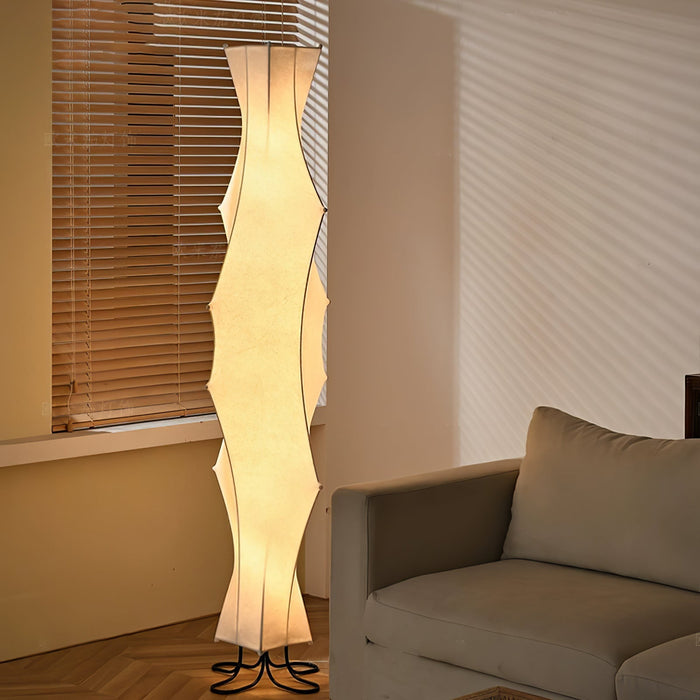 Twist Silk Floor Lamp - Simprolos